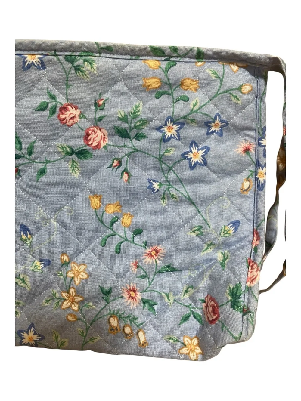 Coming Home With Lands’ End Vintage Cotton Floral Travel Makeup Bag Vintage 80s